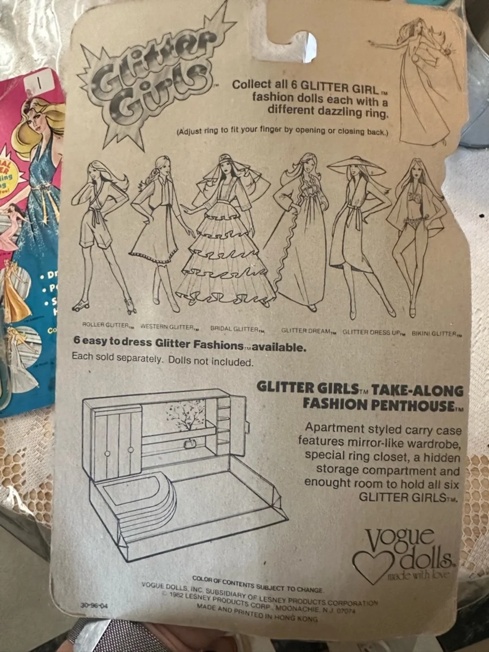 Vintage 1970 Dawn Doll  & vogue glitter girls